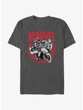 Marvel Avengers Motorcycle Logo T-Shirt, , hi-res