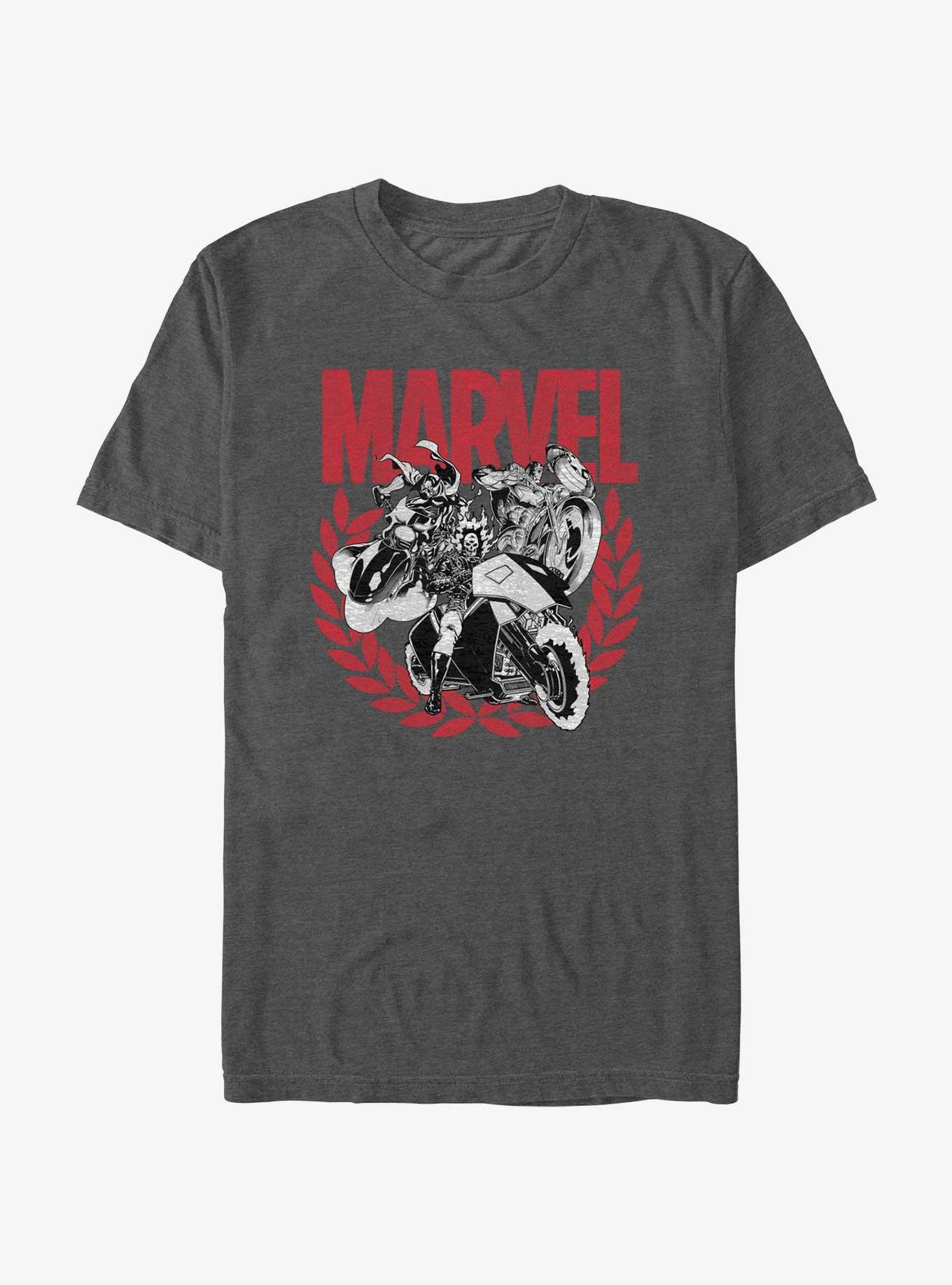 Marvel Avengers Motorcycle Logo T-Shirt, , hi-res