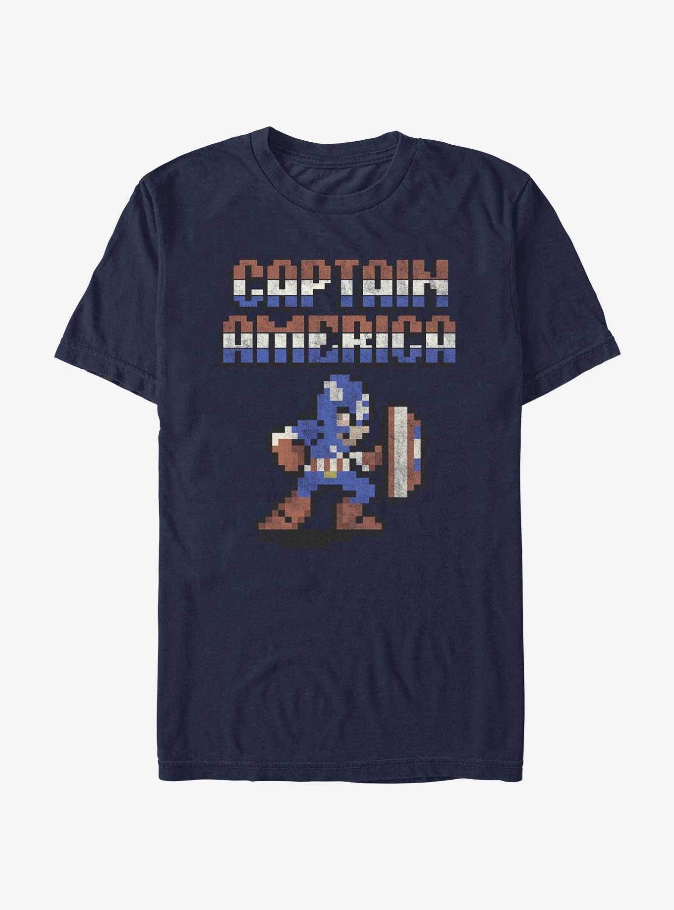 Marvel Captain America Mega Hero T-Shirt, NAVY, hi-res