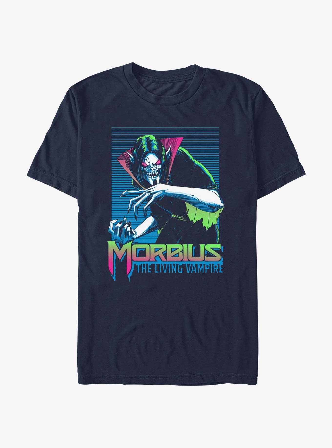 Marvel Morbius Morbius Gradient T-Shirt, NAVY, hi-res
