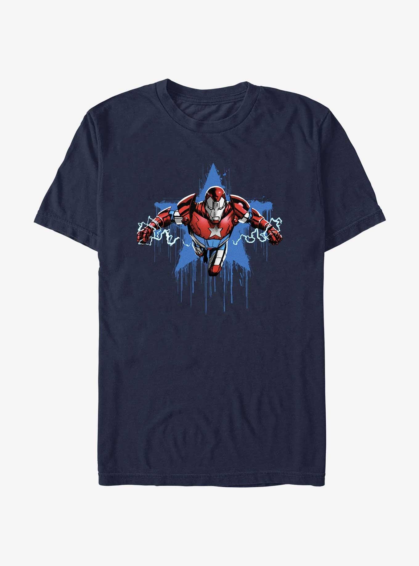 Marvel Iron Man Patriot T-Shirt, NAVY, hi-res