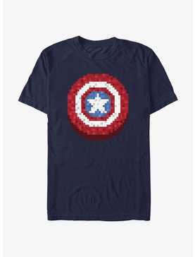 Marvel Captain America Pixelated Shield T-Shirt, , hi-res