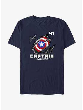 Marvel Captain America Ripped Shield T-Shirt, , hi-res