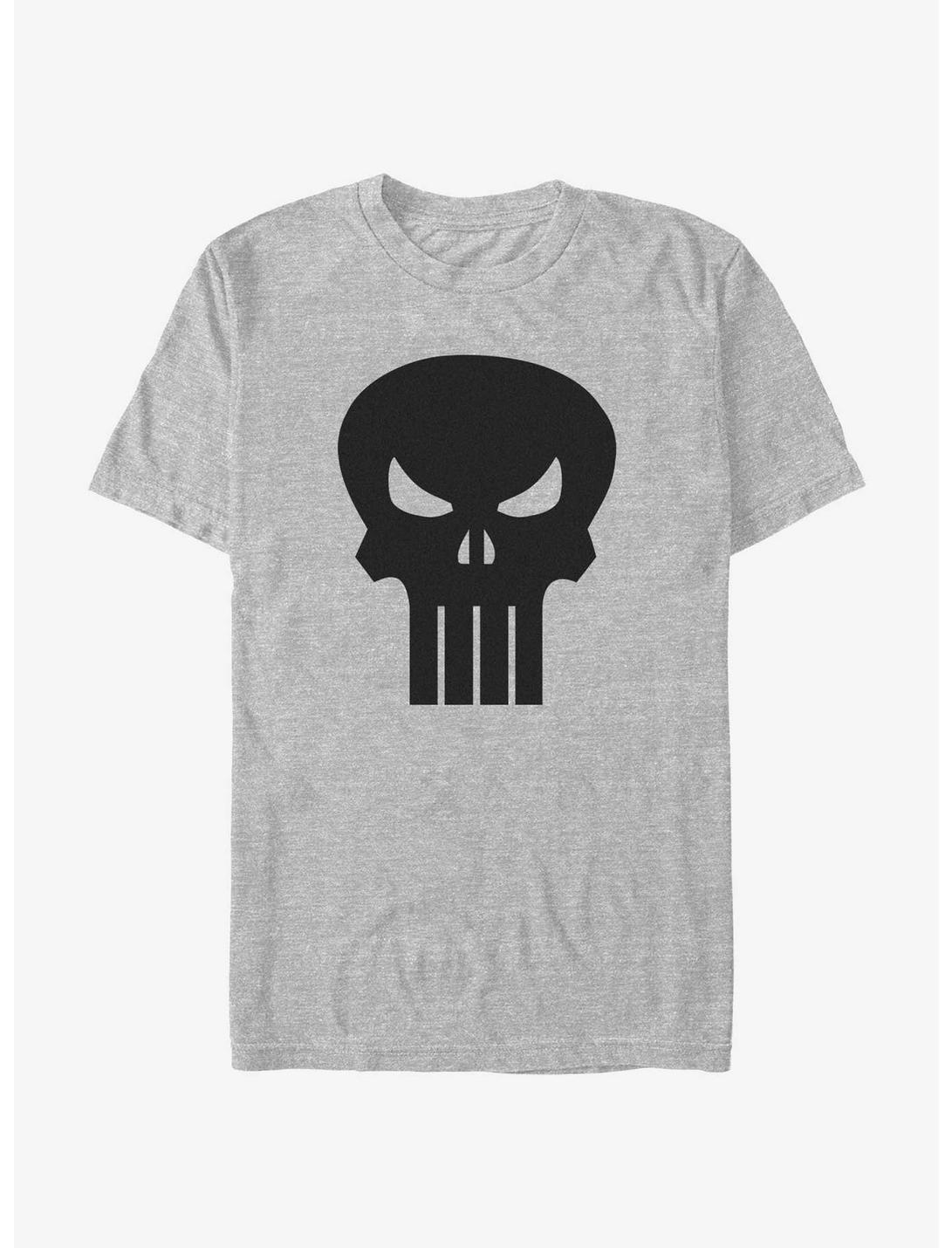 Marvel The Punisher Skull Logo T-Shirt, ATH HTR, hi-res