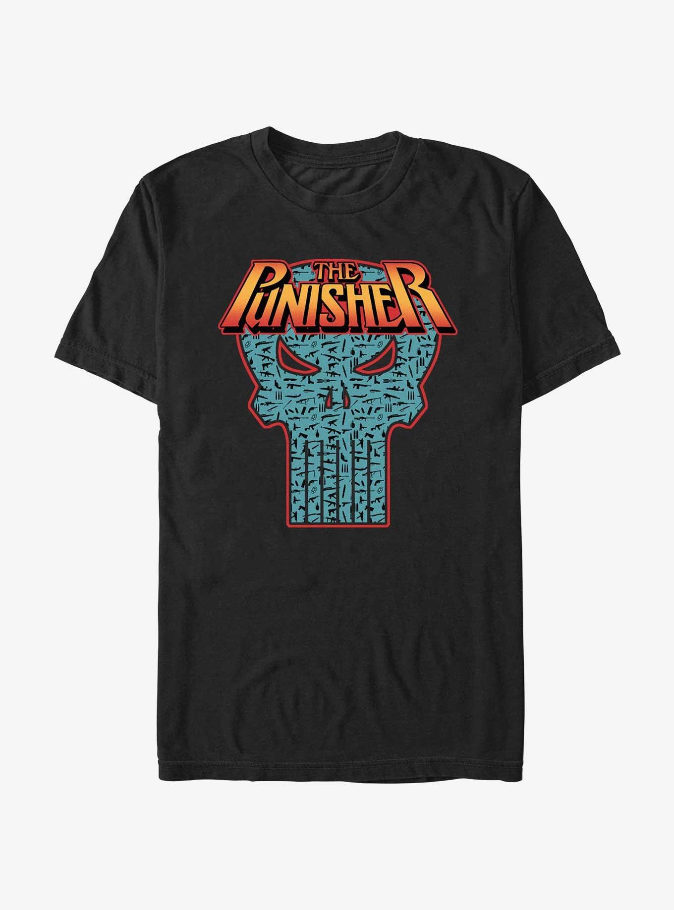 Marvel The Punisher Retro Skull T-Shirt