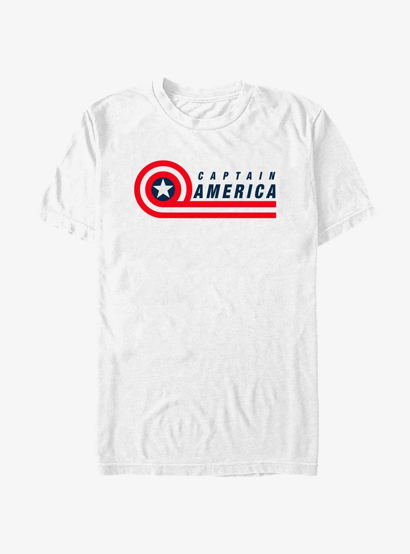 Marvel Captain America Shield Unwound T-Shirt, WHITE, hi-res