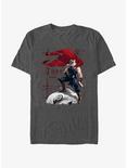 Marvel Thor The Wind T-Shirt, CHAR HTR, hi-res