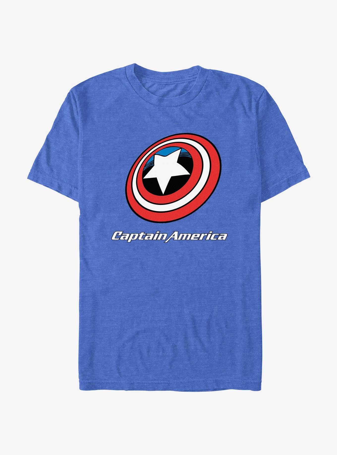 Marvel Captain America Trusty Shield T-Shirt, ROY HTR, hi-res