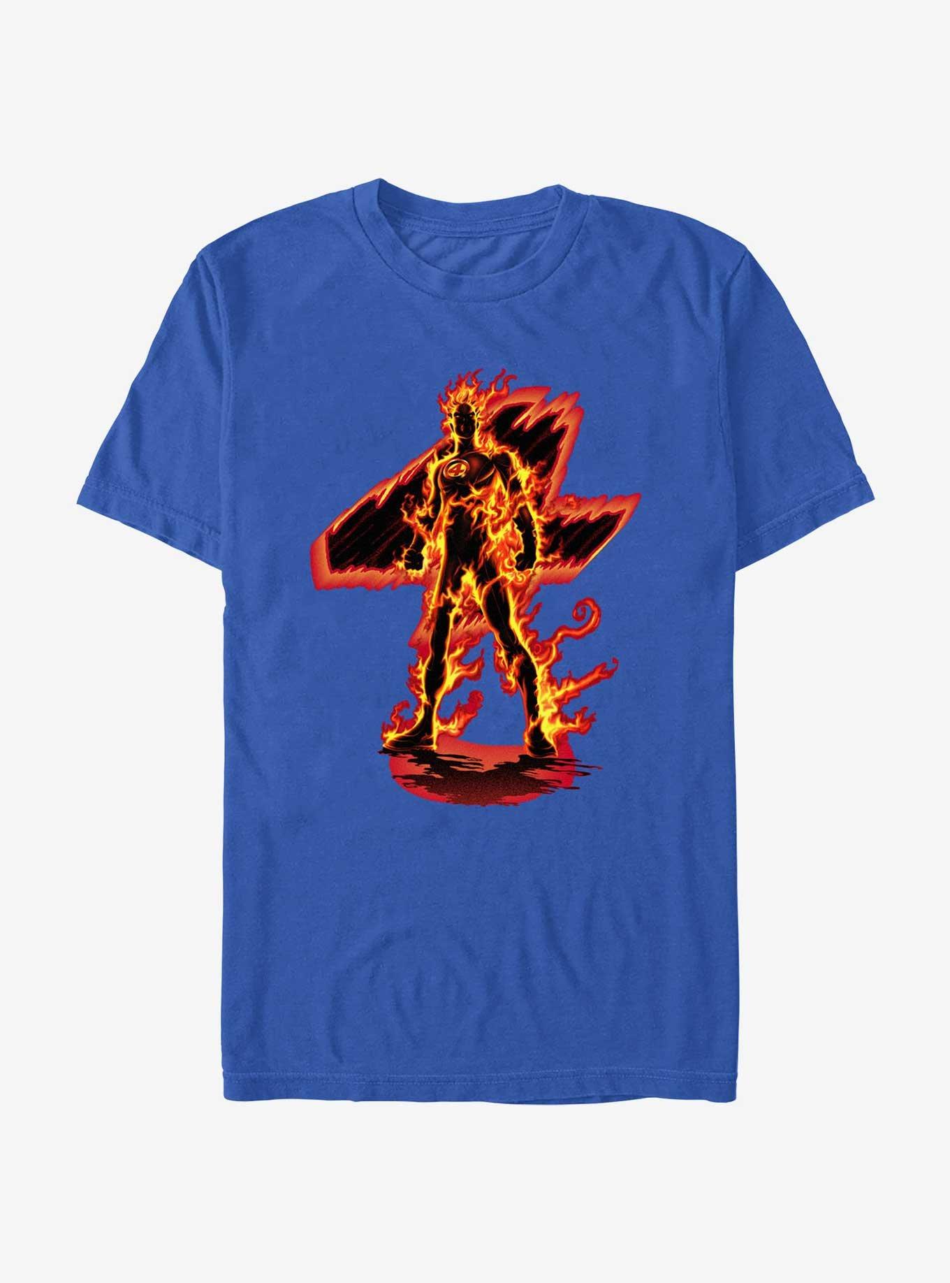 Marvel Fantastic Four 4 Stands Alone T-Shirt, ROYAL, hi-res