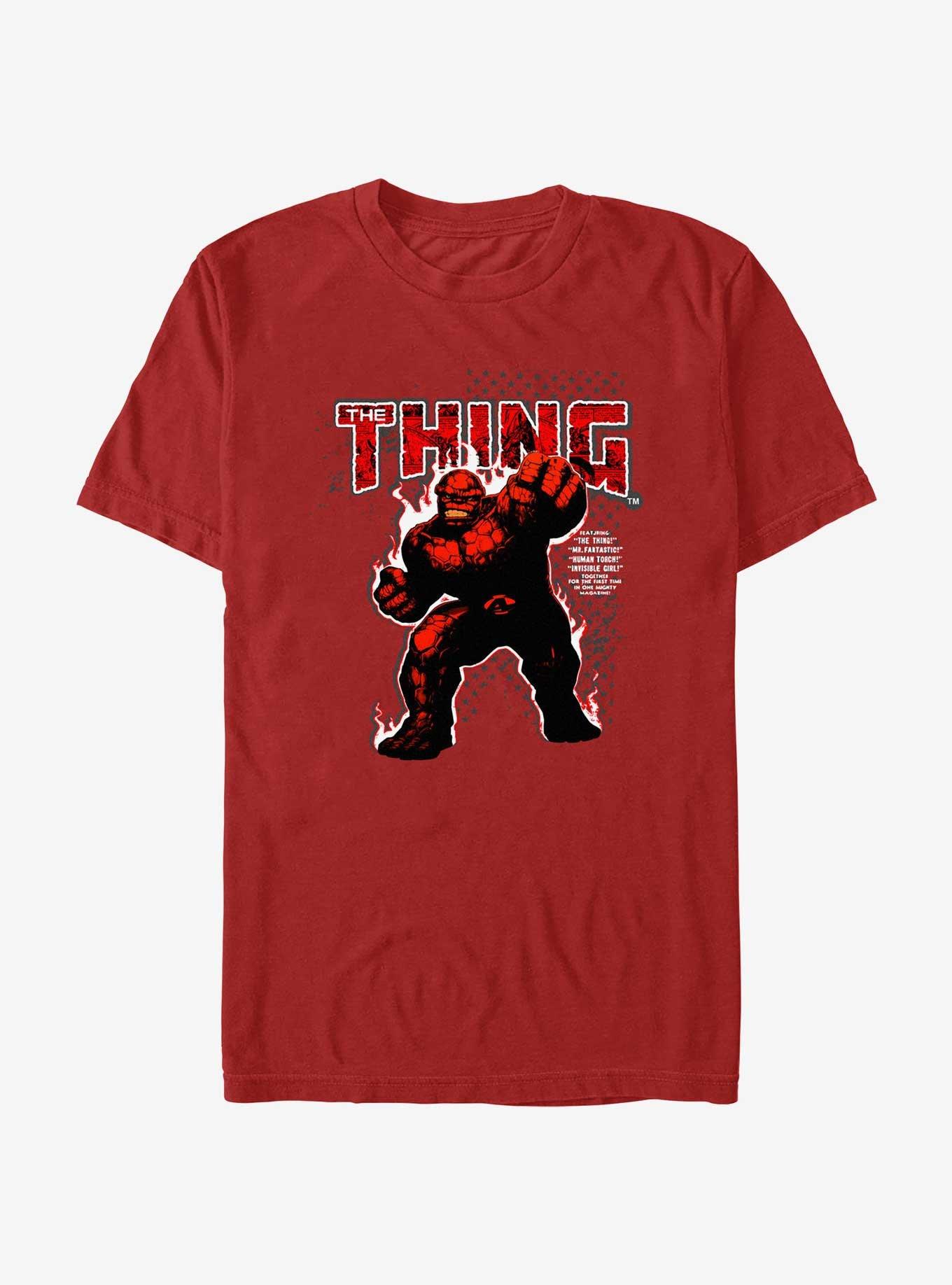 Marvel Fantastic Four Punch Thing T-Shirt, RED, hi-res