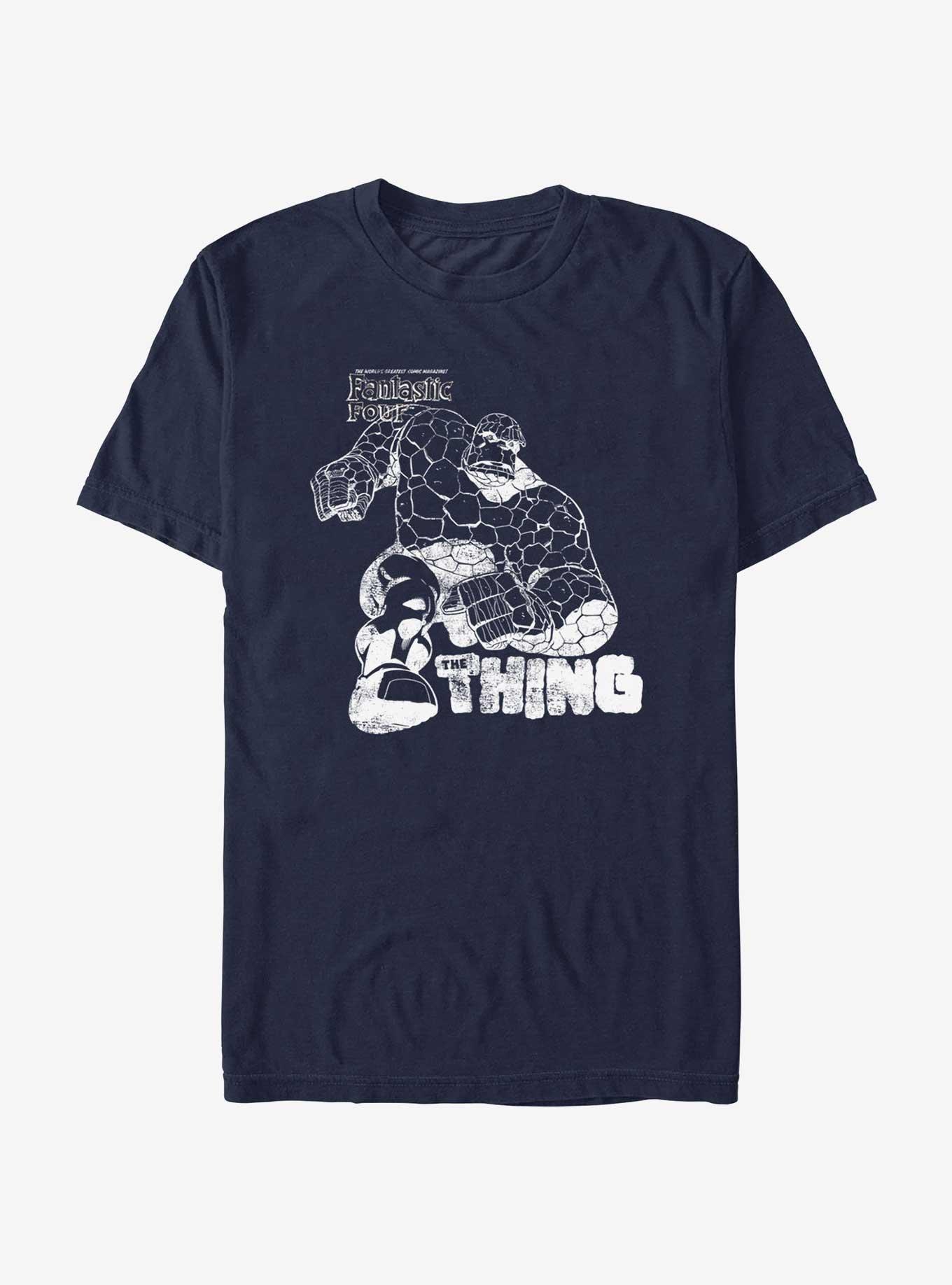 Marvel Fantastic Four Thing Charger T-Shirt, NAVY, hi-res