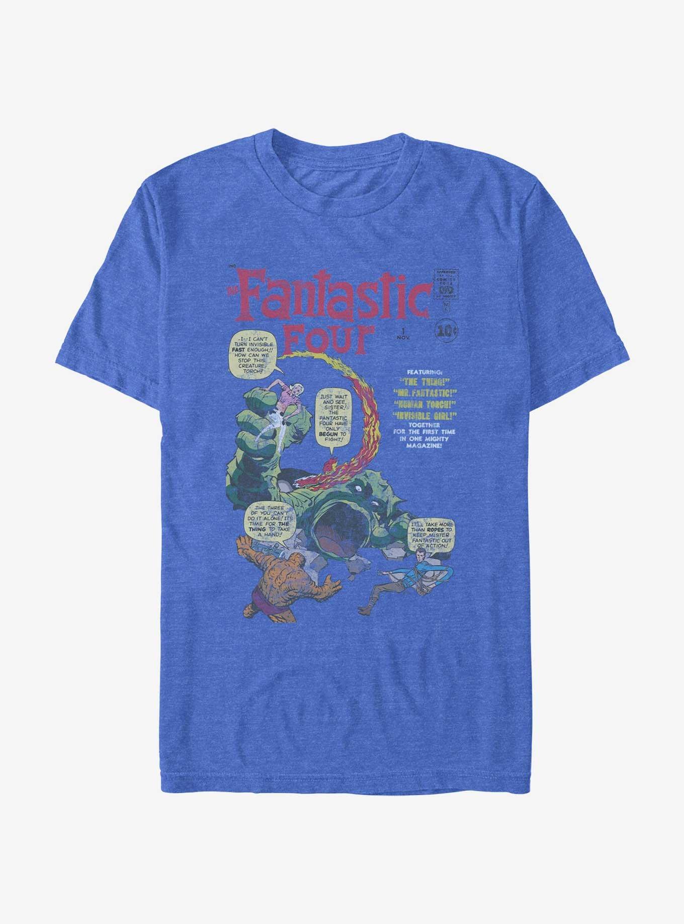 Marvel Fantastic Four Original Four T-Shirt, ROY HTR, hi-res