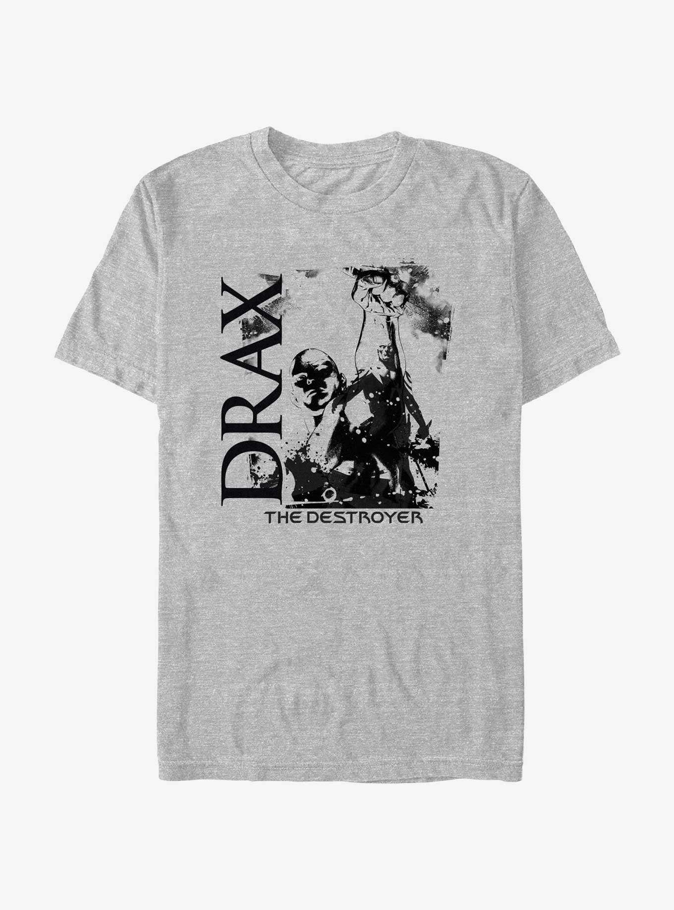 Marvel Guardians of the Galaxy Drax The Destroyer T-Shirt, ATH HTR, hi-res