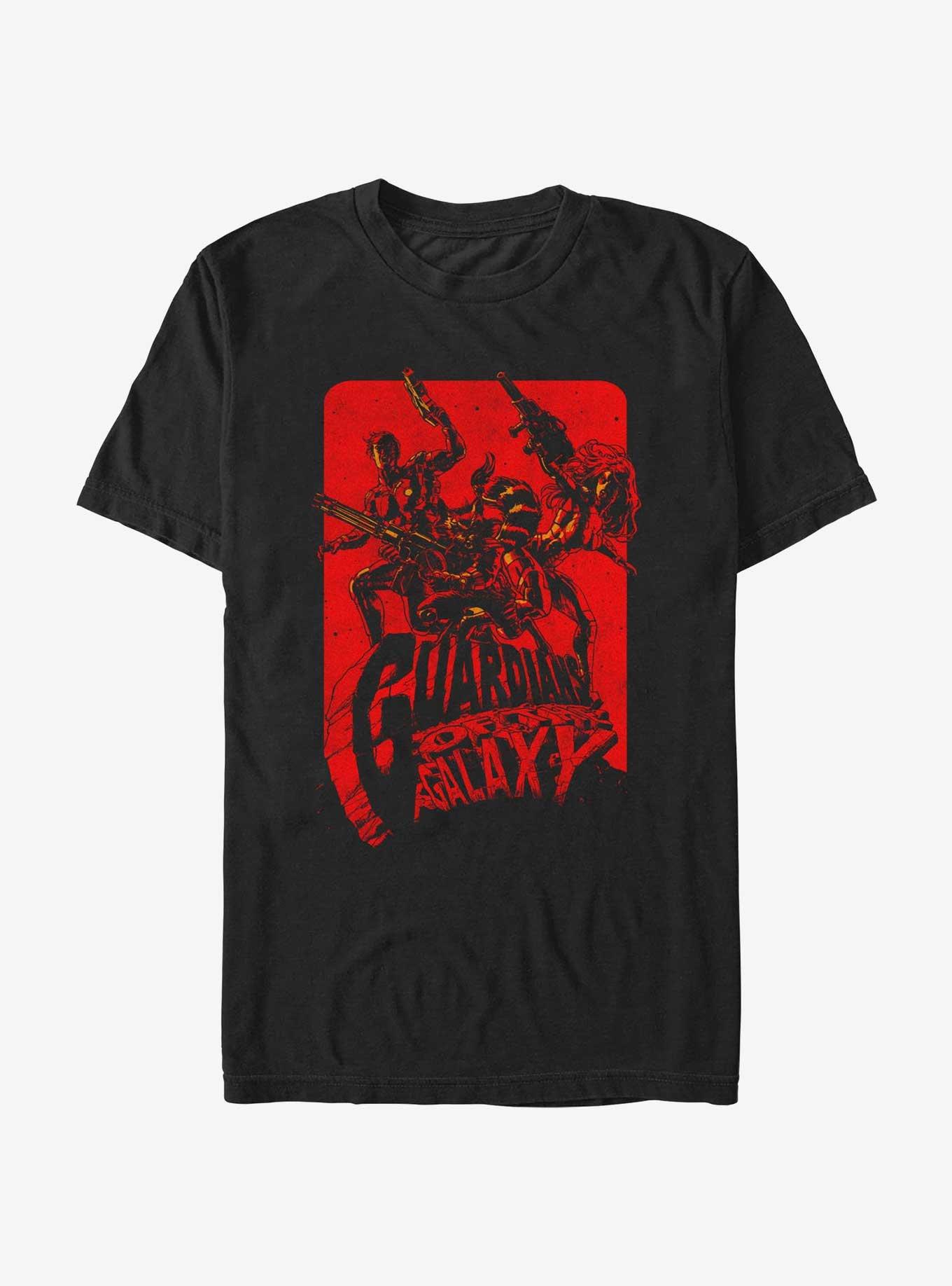 Marvel Guardians of the Galaxy On Your Guardians T-Shirt, BLACK, hi-res