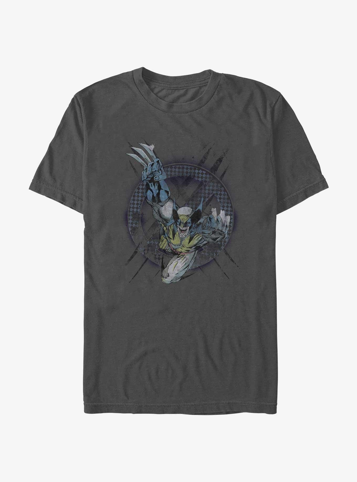 Marvel Wolverine Claws Out T-Shirt, CHARCOAL, hi-res