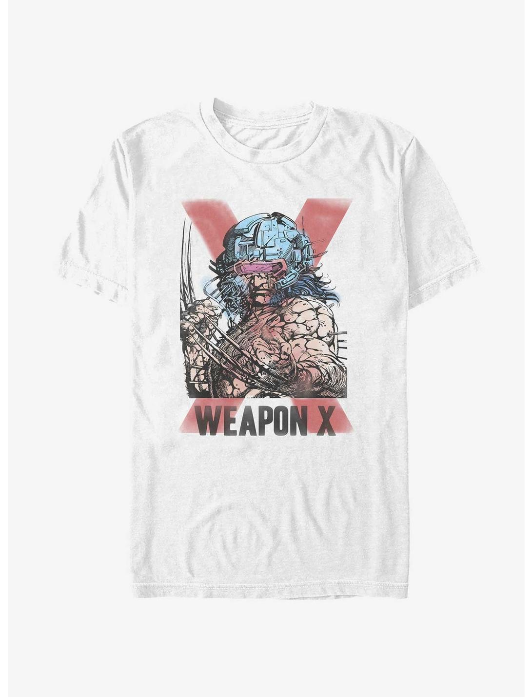 Marvel Wolverine Grunge Weapon X T-Shirt, WHITE, hi-res