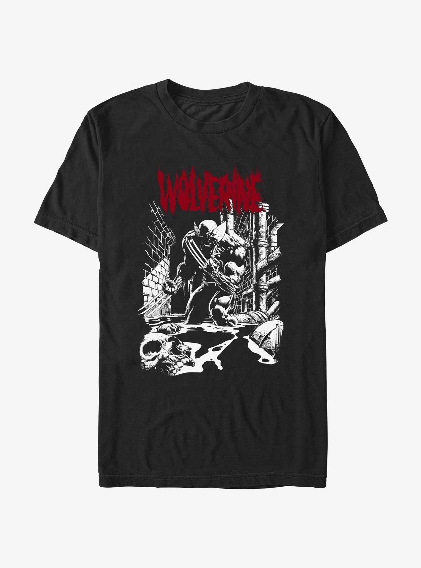 Marvel Wolverine Under The Streets T-Shirt, BLACK, hi-res