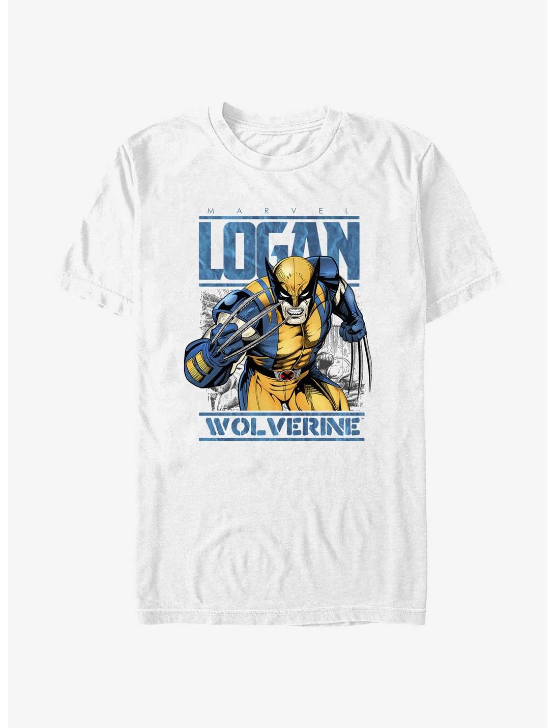 Marvel Wolverine Logan Claws T-Shirt, WHITE, hi-res