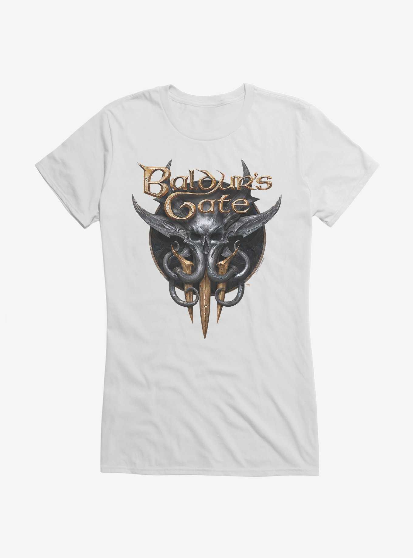 Dungeons & Dragons Baldur's Gate 3 Mind Flayer Logo Girls T-Shirt, , hi-res