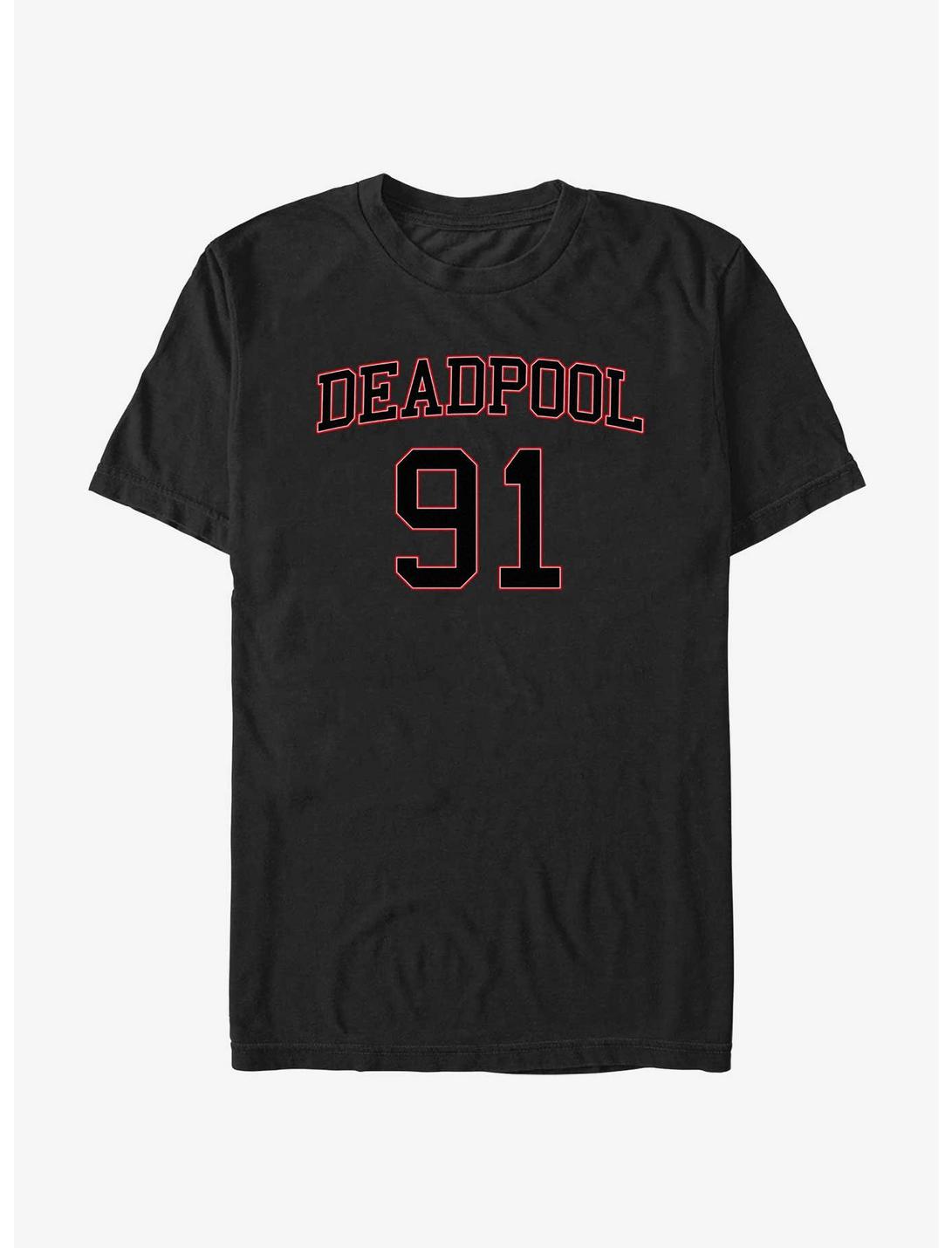 Marvel Deadpool 91 Collegiate T-Shirt, BLACK, hi-res