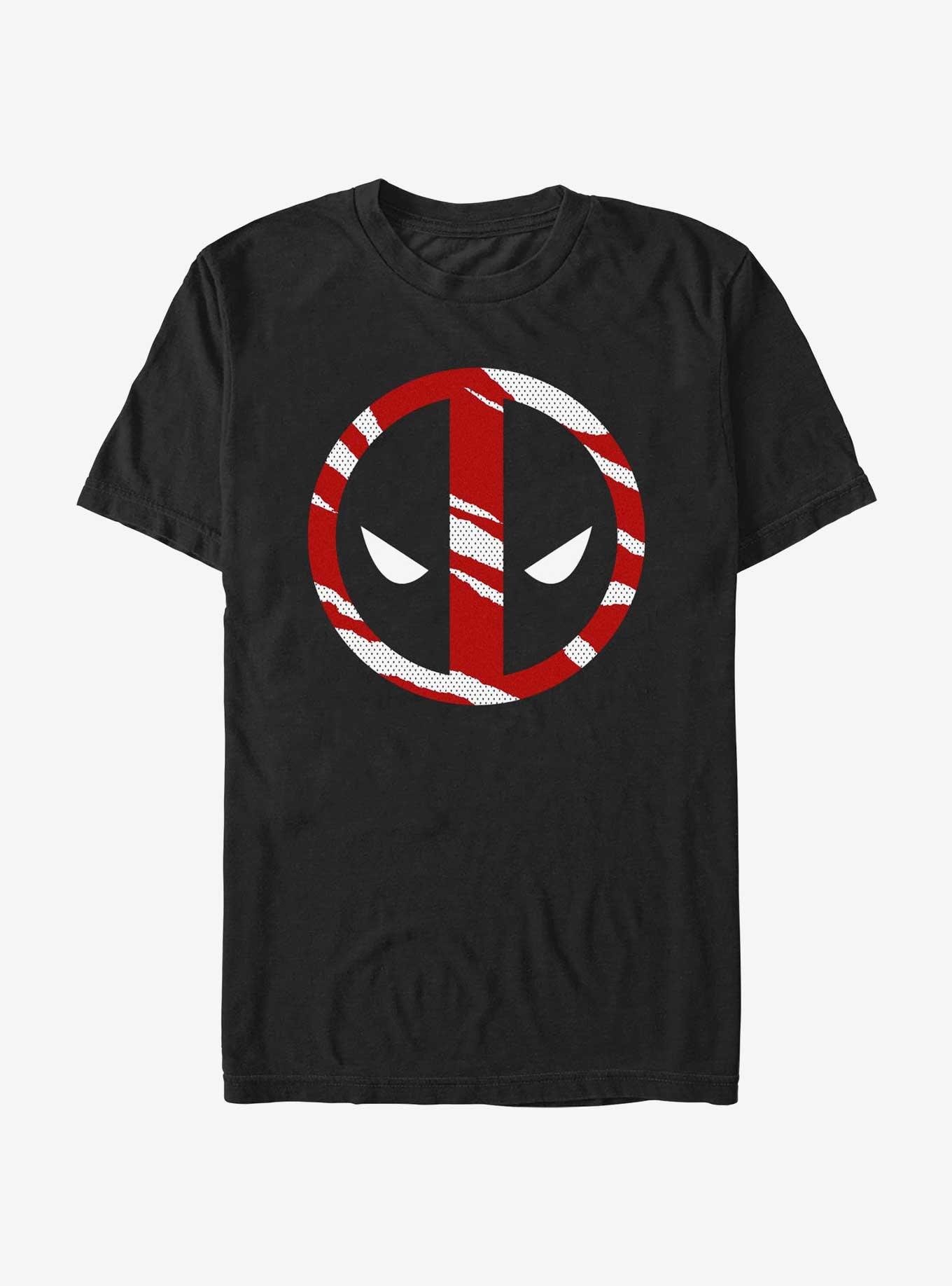 Marvel Deadpool Eye Logo T-Shirt, BLACK, hi-res