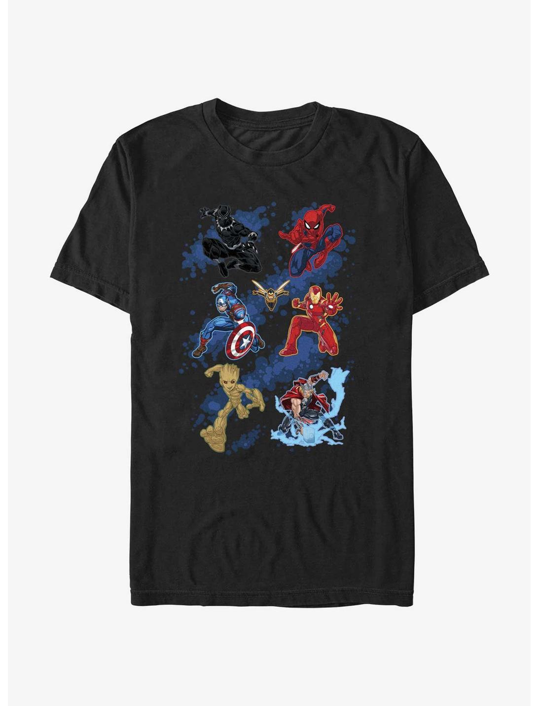 Marvel Black Panther Action Grid T-Shirt, BLACK, hi-res