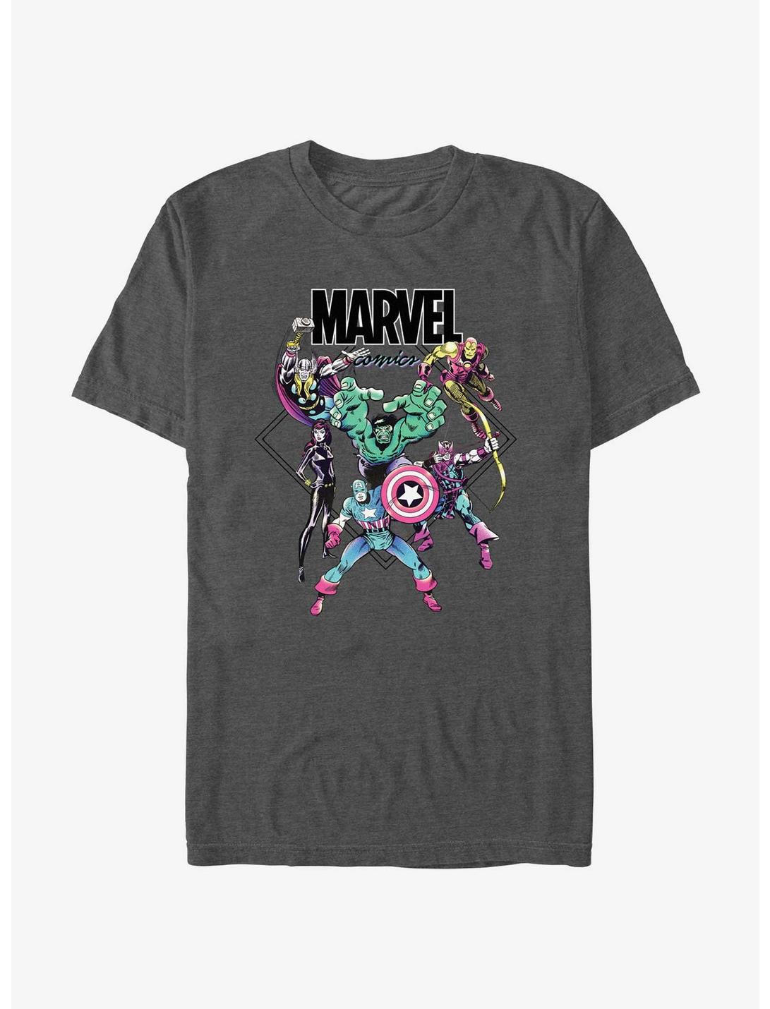 Marvel Avengers All Day T-Shirt, CHAR HTR, hi-res