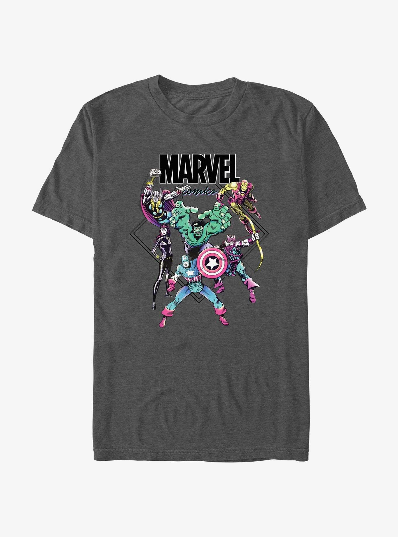 Marvel Avengers All Day T-Shirt, CHAR HTR, hi-res