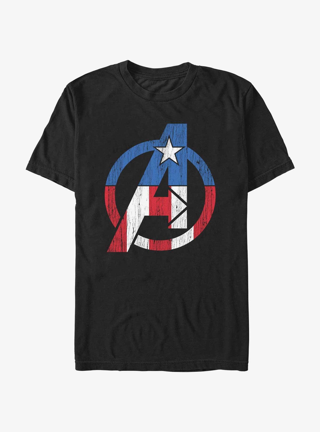 Marvel Avengers Captain America Logo T-Shirt