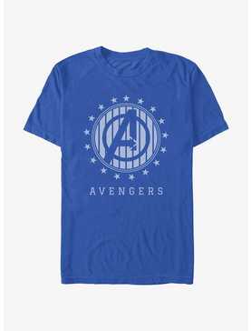 Marvel Avengers Striped Logo T-Shirt, , hi-res