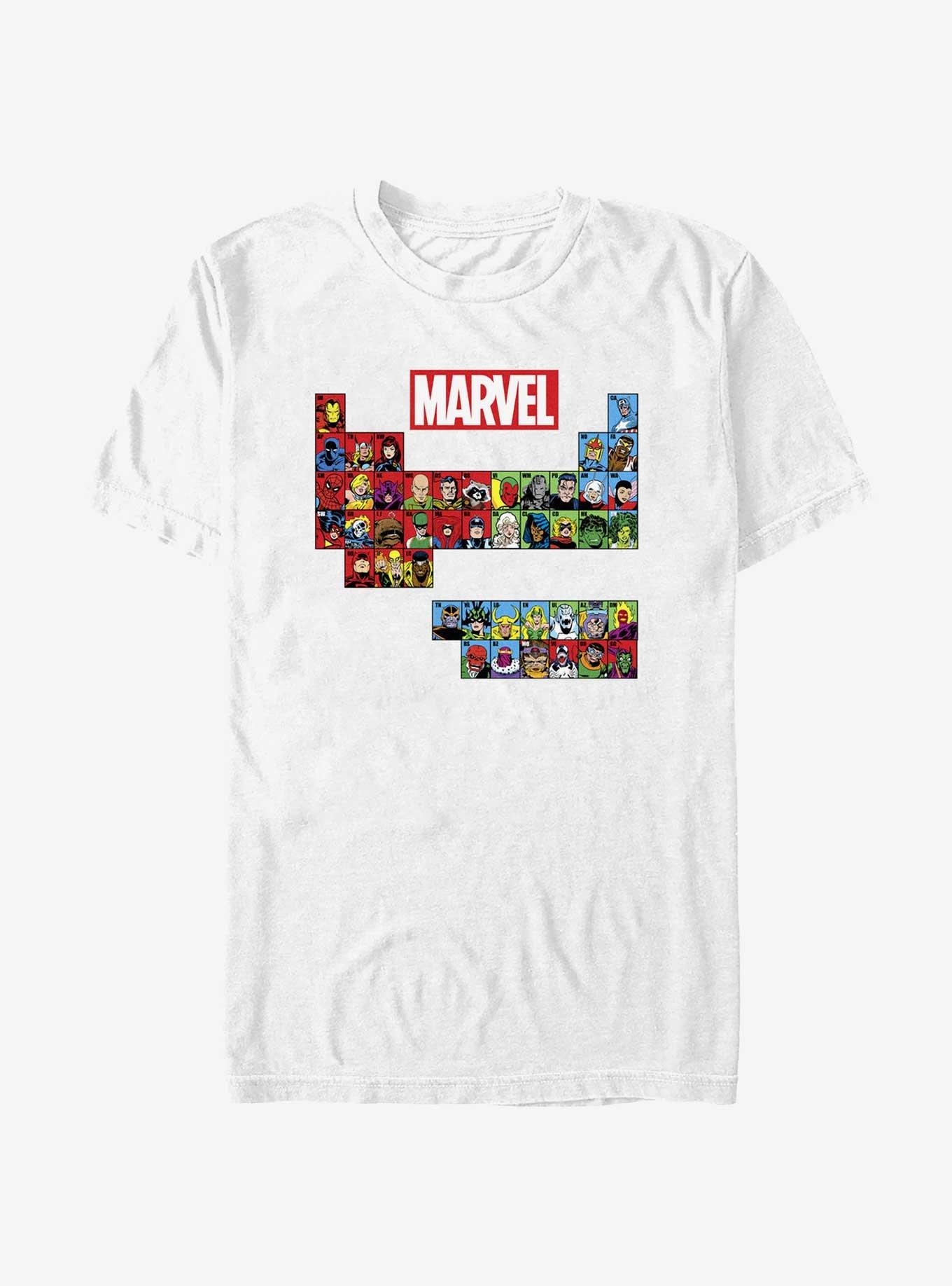 Marvel Periodic Table Of Marvel T-Shirt