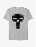 Marvel Punisher Death Skull Logo T-Shirt, SILVER, hi-res
