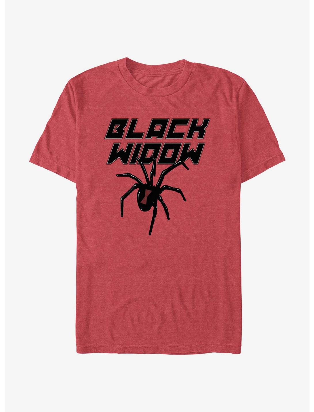 Marvel Black Widow Bold Icon T-Shirt, RED HTR, hi-res