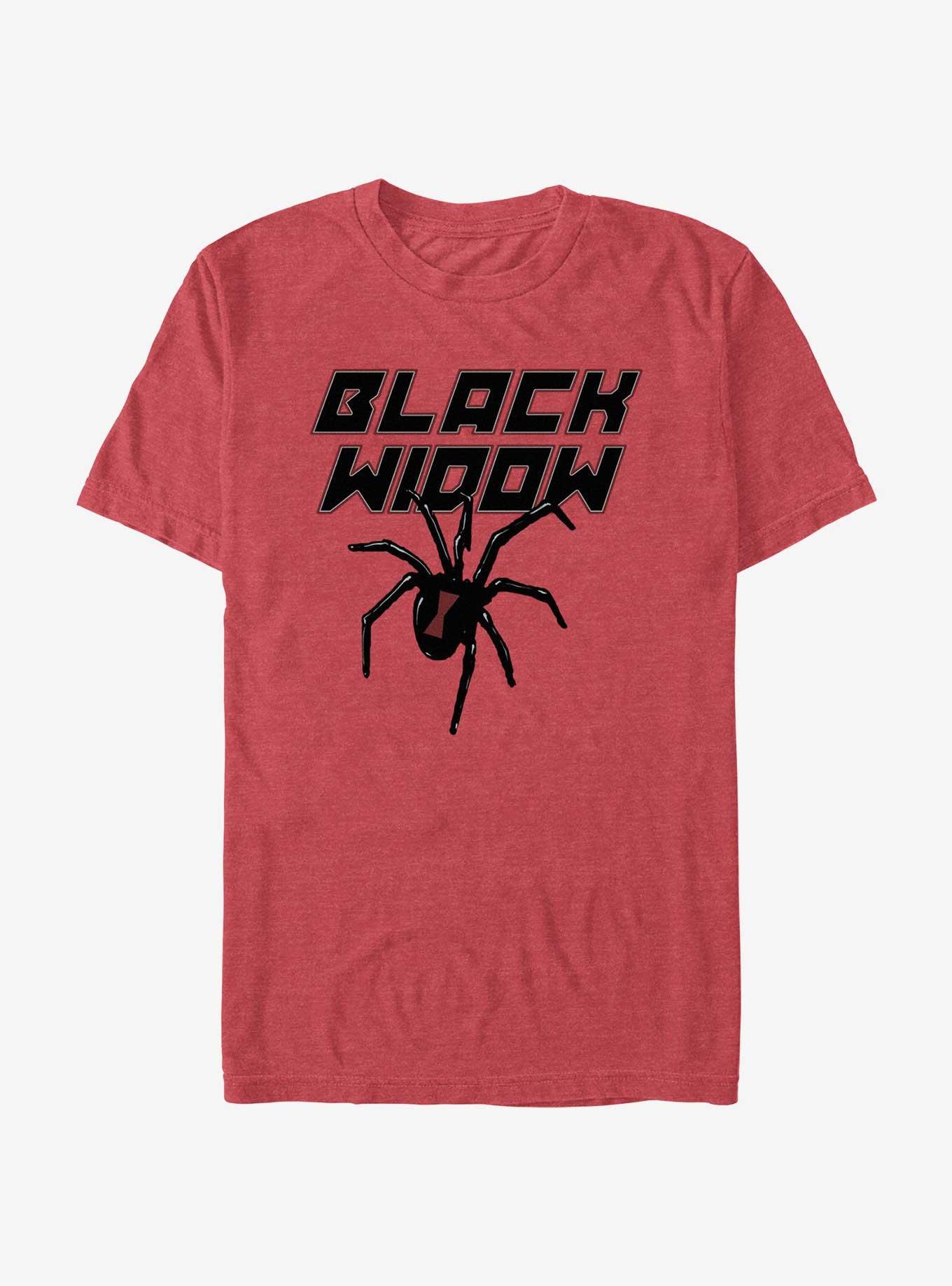 Marvel Black Widow Bold Icon T-Shirt, RED HTR, hi-res