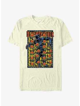 Marvel Black Panther Floral Background T-Shirt, , hi-res