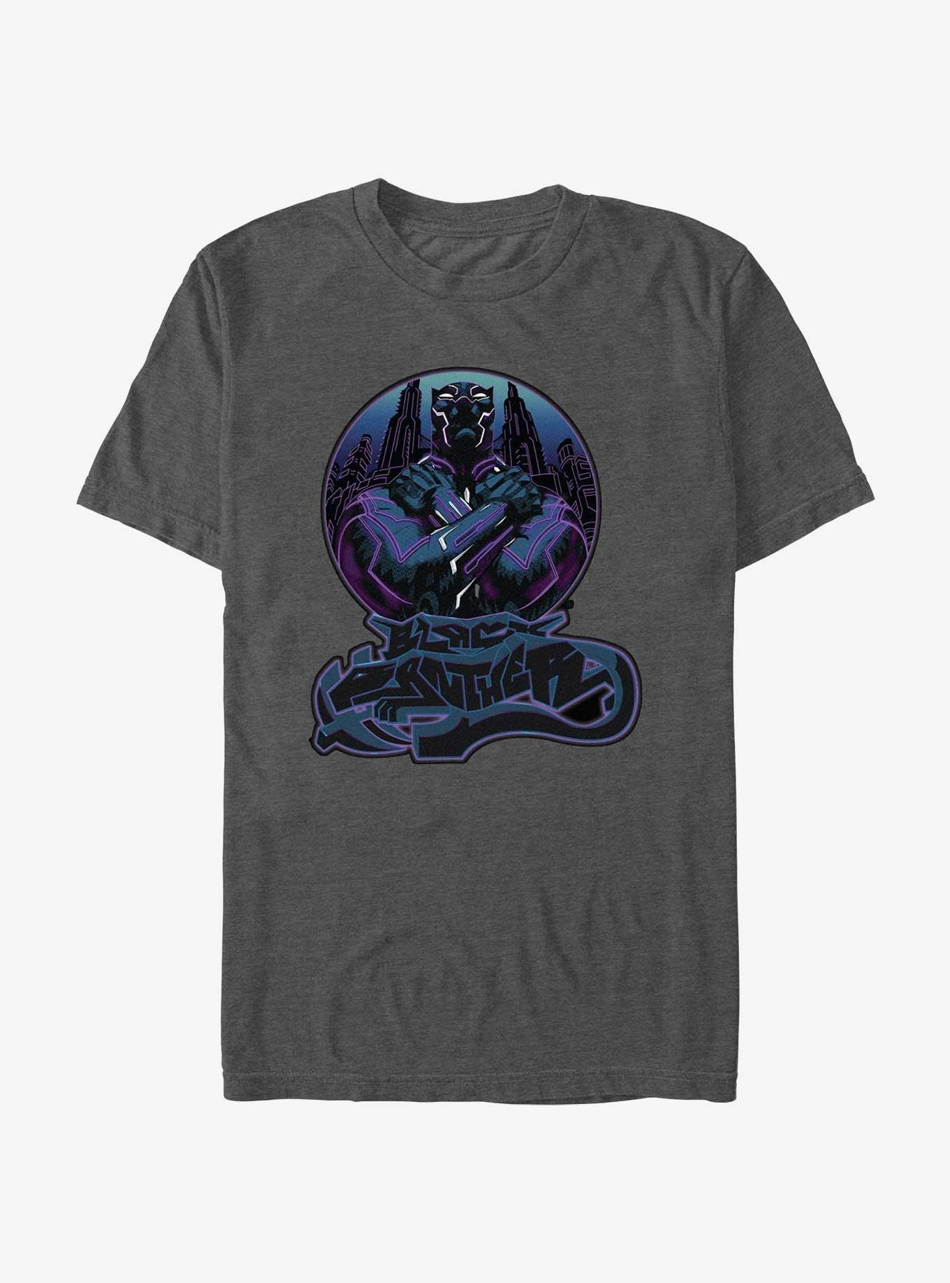 Marvel Black Panther For Wakanda Badge T-Shirt, , hi-res