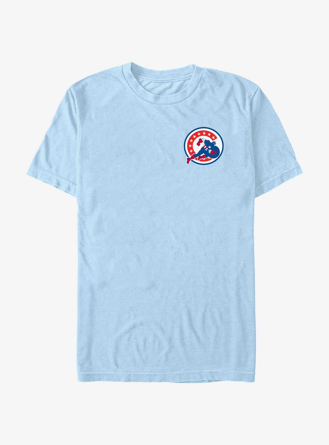Marvel Captain America Brooklyn Caps Pocket T-Shirt, LT BLUE, hi-res