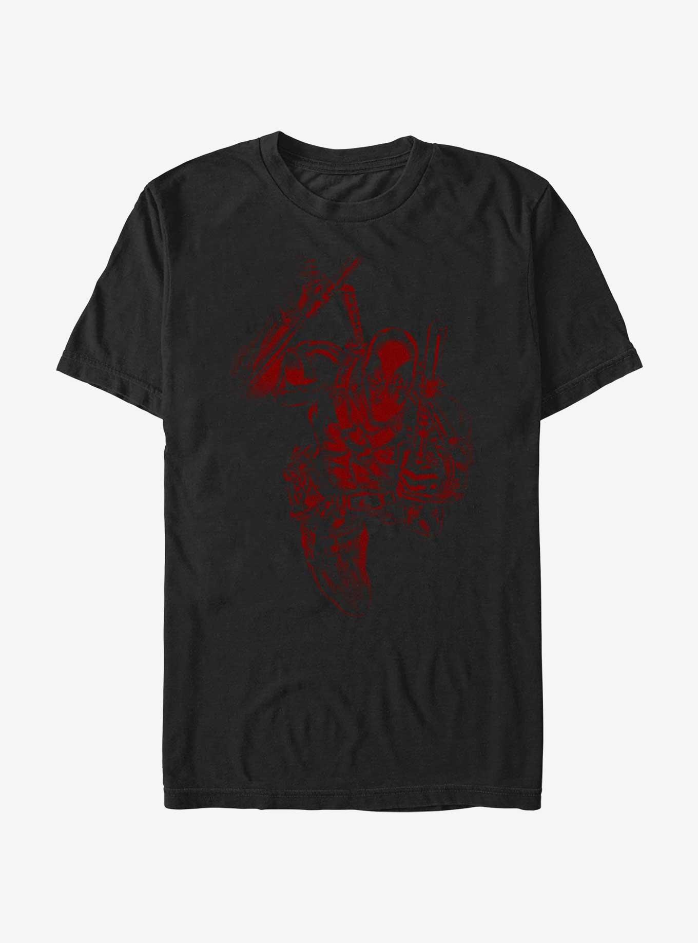 Marvel Deadpool Dead Details T-Shirt, BLACK, hi-res