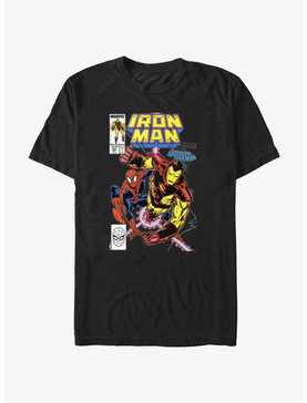 Marvel Avengers Battle Up Iron Man and Spider-Man T-Shirt, , hi-res