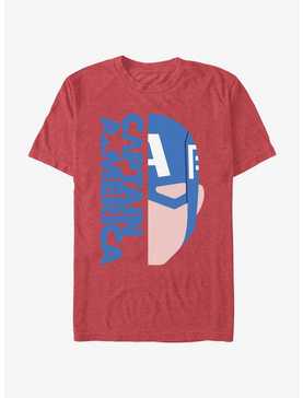 Marvel Captain America Face Minimal T-Shirt, , hi-res