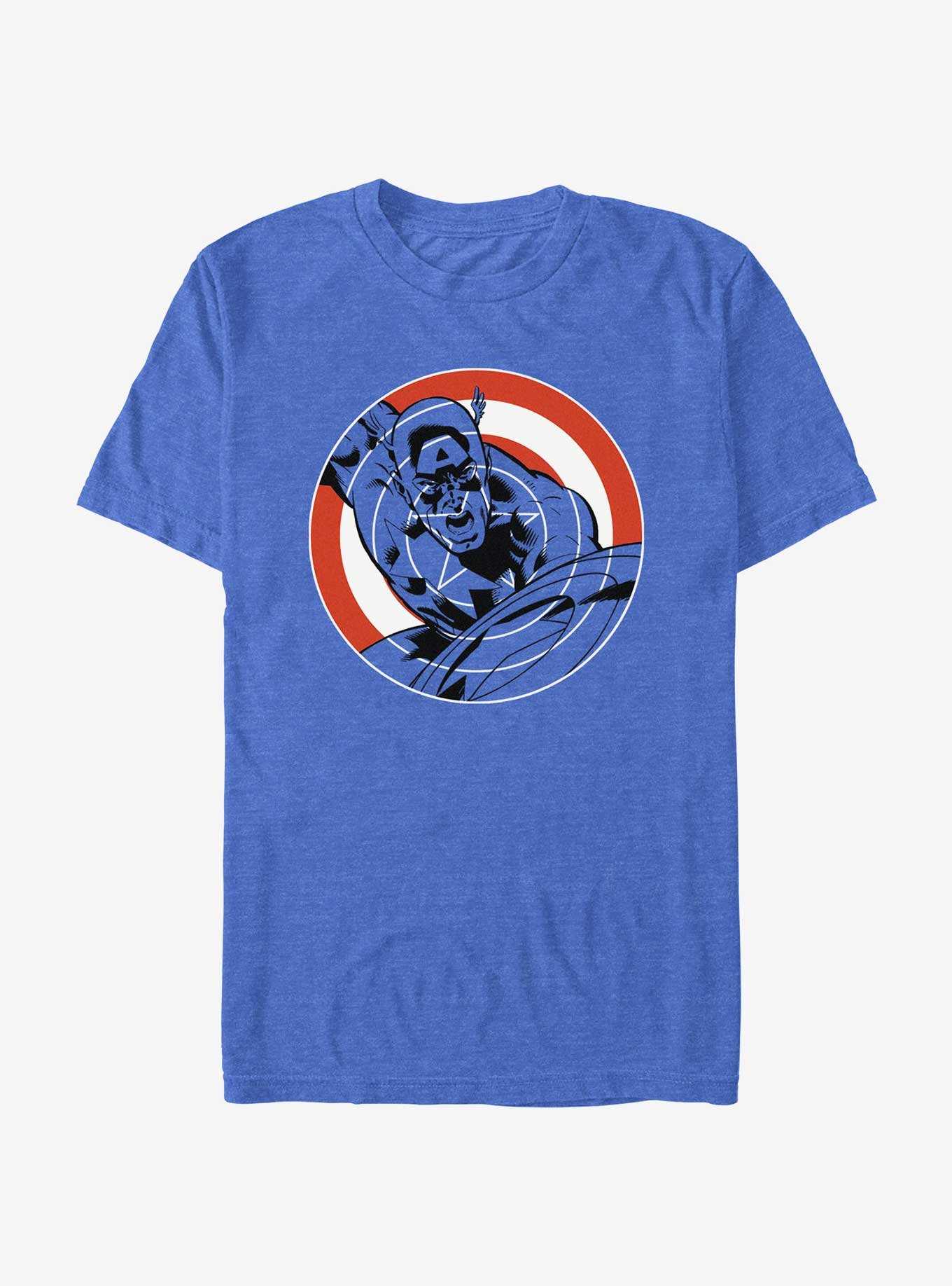 Marvel Captain America Steve Rogers Shield T-Shirt, , hi-res