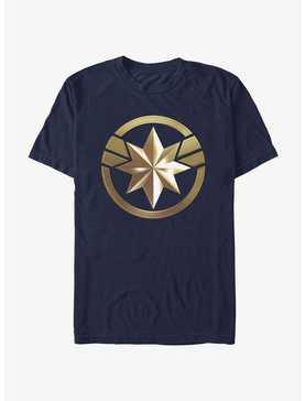 Marvel Captain Marvel Gold Logo T-Shirt, , hi-res