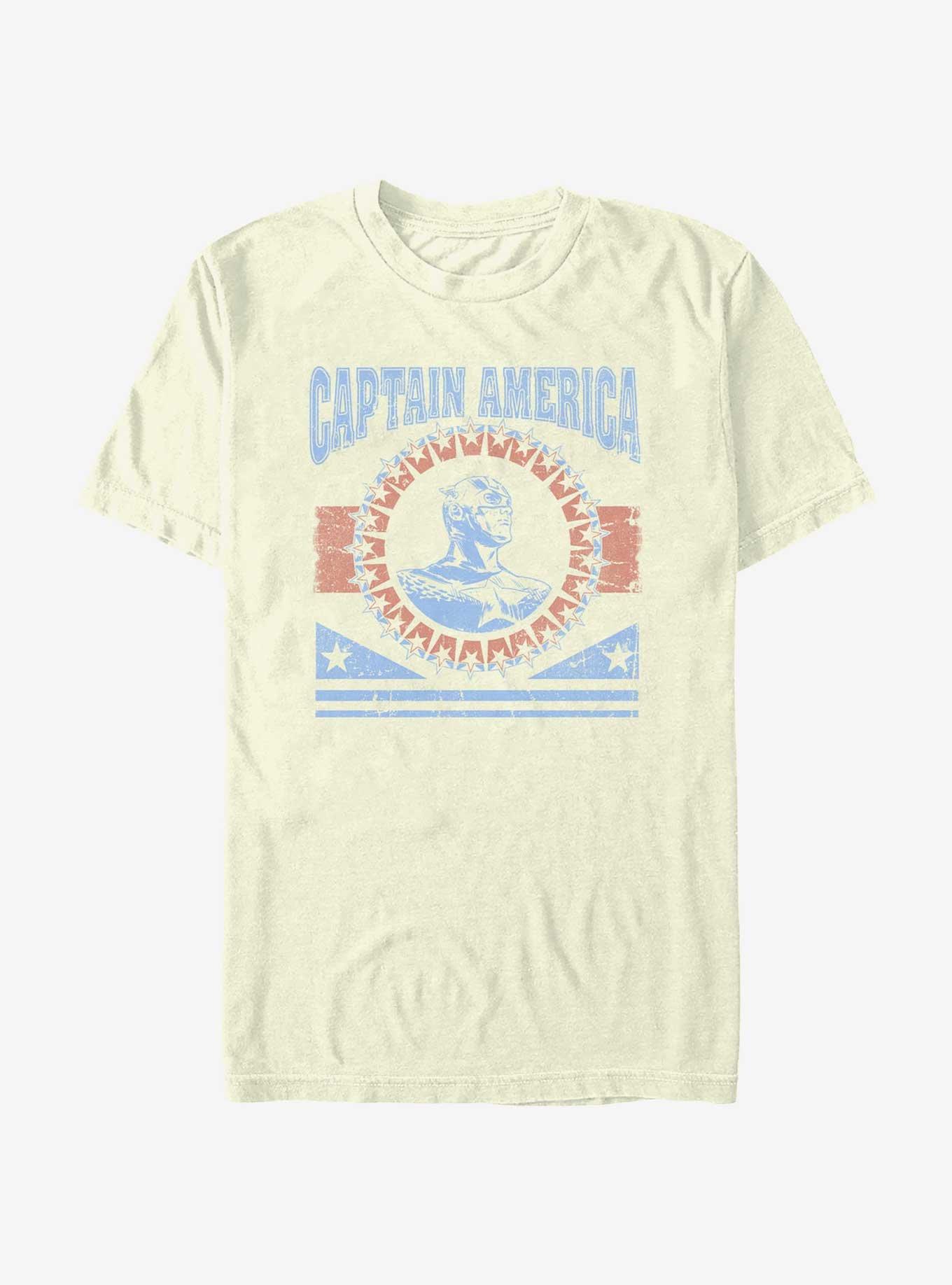 Marvel Captain America Super Soldier Badge T-Shirt, NATURAL, hi-res