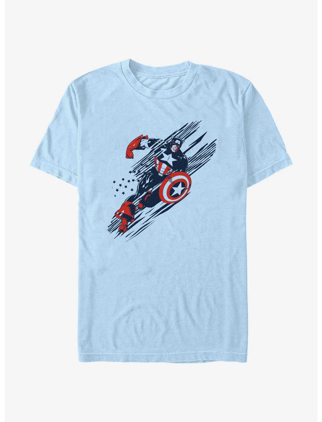 Marvel Captain America Captains Guard T-Shirt, LT BLUE, hi-res