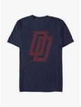 Marvel Daredevil DD Logo T-Shirt, NAVY, hi-res