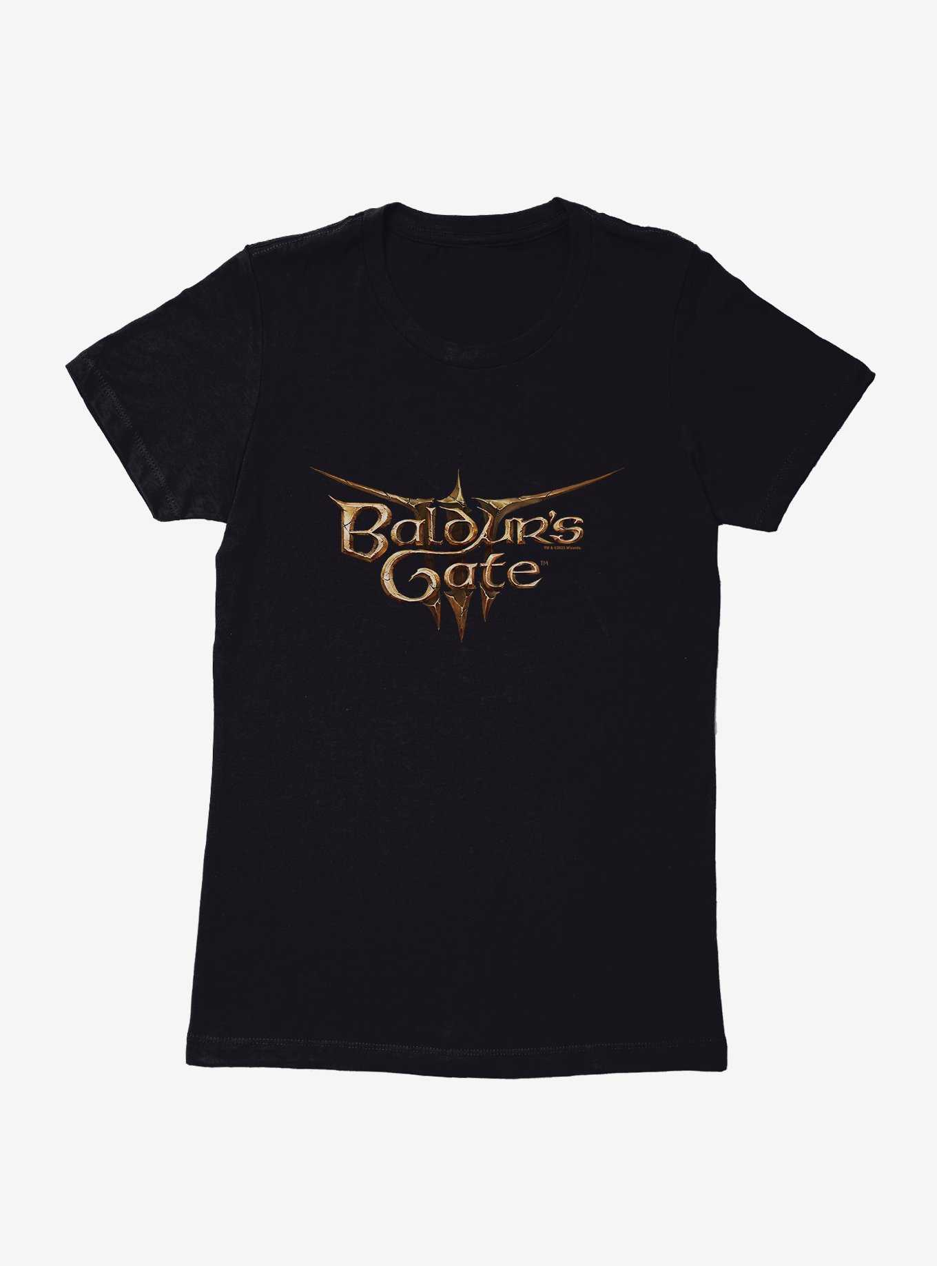 Dungeons & Dragons Baldur's Gate 3 Logo Womens T-Shirt, , hi-res