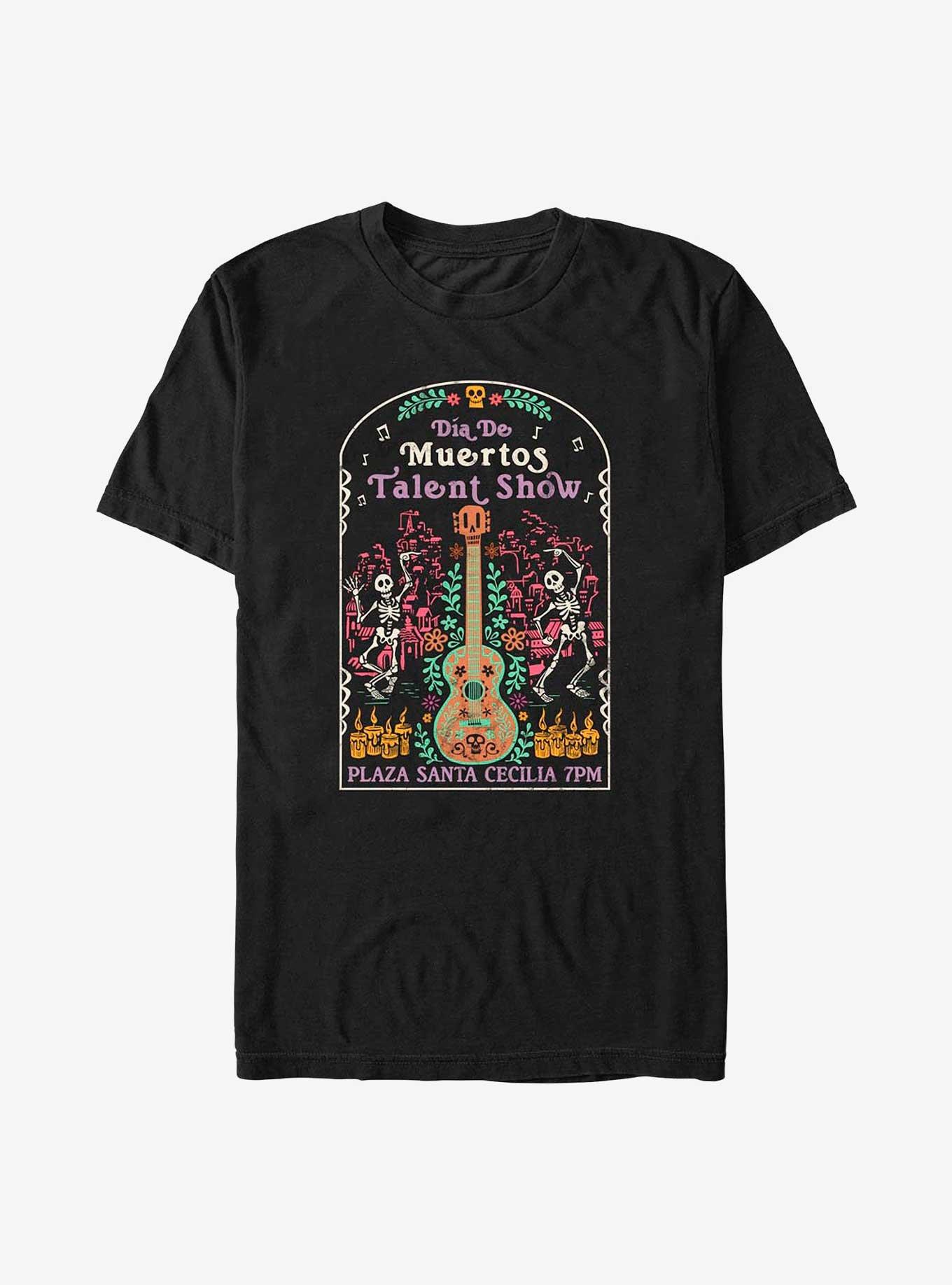 Disney Pixar Coco Dia De Muertos Talent Show Big & Tall T-Shirt, BLACK, hi-res