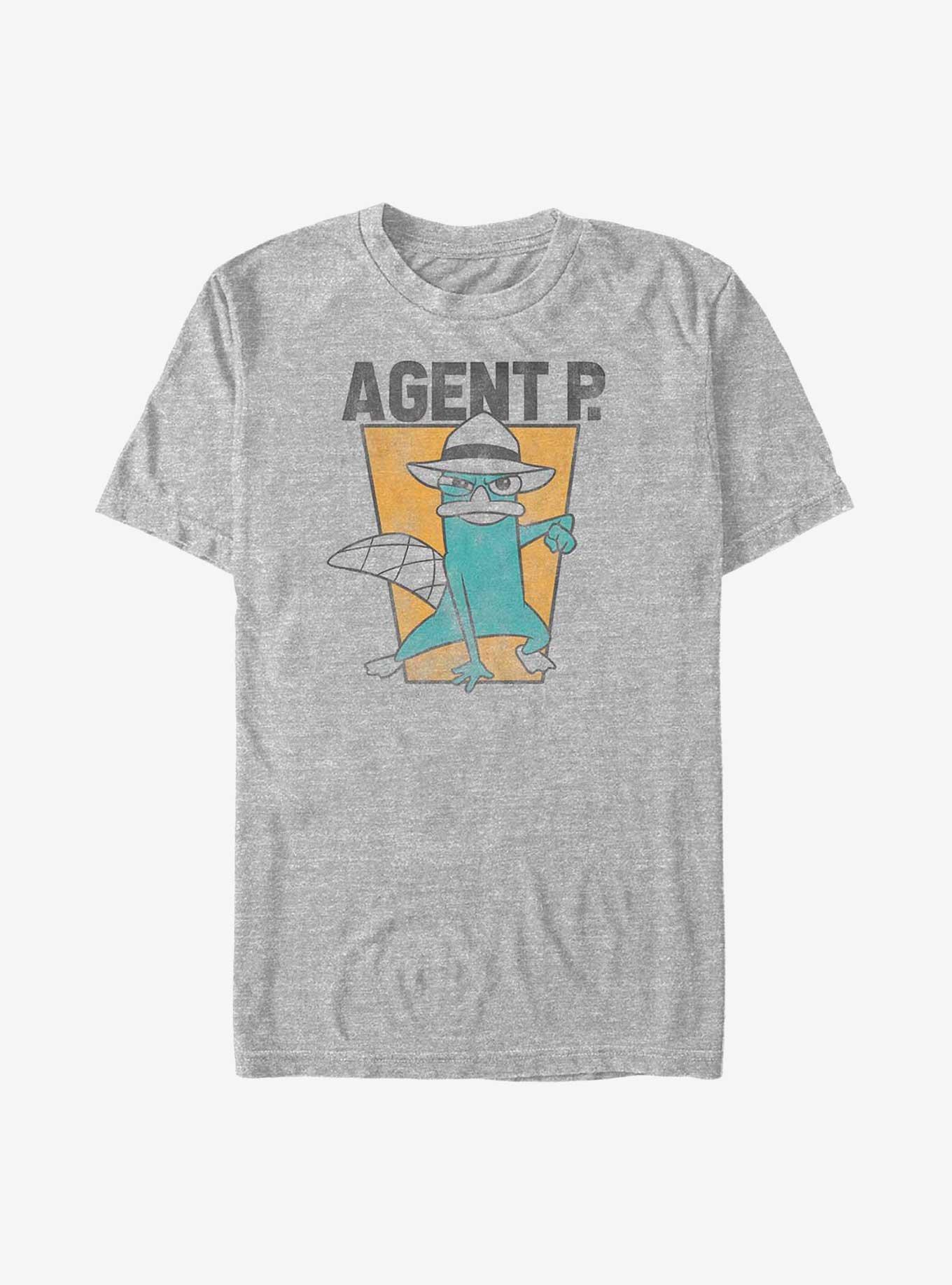 Disney Phineas And Ferb Agent P Big & Tall T-Shirt, ATH HTR, hi-res