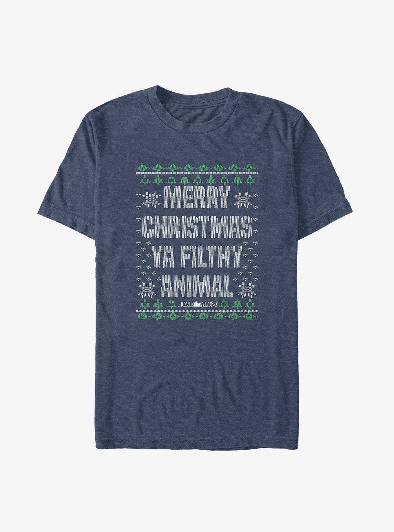 Home Alone Merry Christmas Filthy Animal Ugly Big & Tall T-Shirt, , hi-res