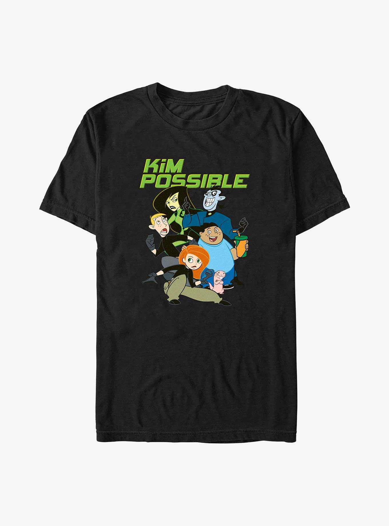 Disney Kim Possible Heroes and Villains Big & Tall T-Shirt, BLACK, hi-res